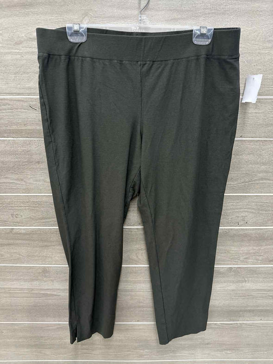 Eileen Fisher Green Womens Women Size L Pants