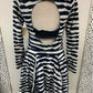 Thread Social Navy Womens Size 8 Dress