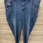 Seven7 Blue Womens Size 24W Jeans