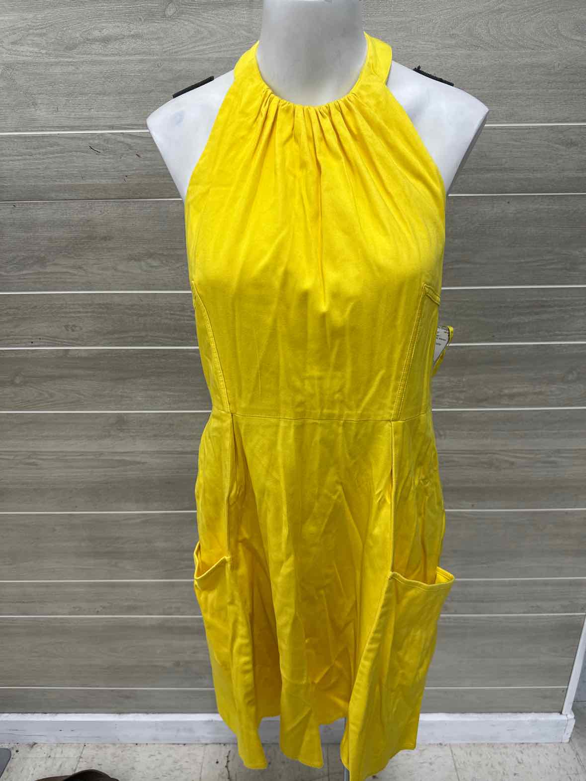 Jessica Simpson Size 10 Yellow Womens Dress