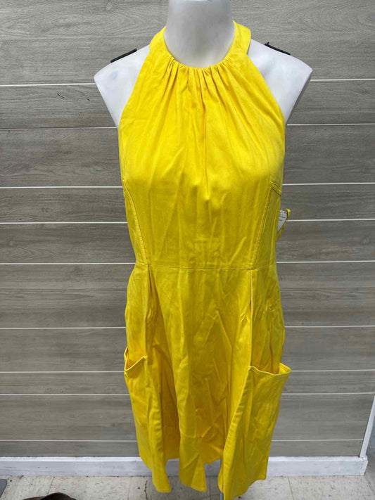 Jessica Simpson Size 10 Yellow Womens Dress