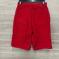 Paris Sport Club Size 4 Red Womens Shorts