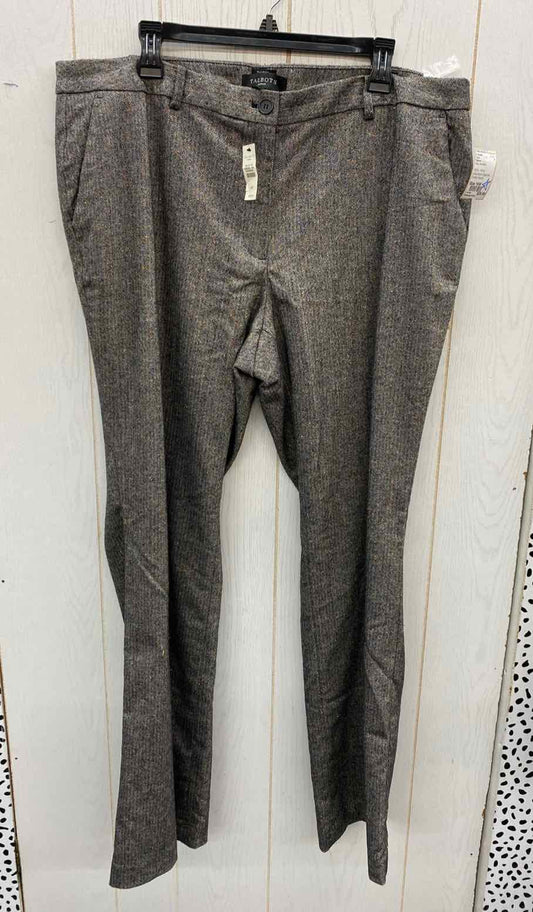 Talbots Gray Womens Size 16W Pants