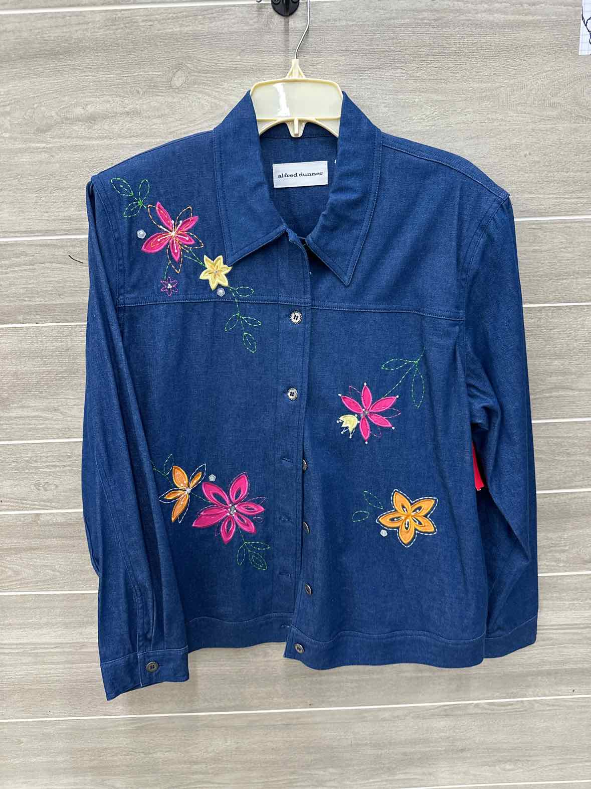 Alfred Dunner Blue Womens Women Size 12 Blazer