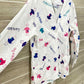 White Womens Women Size Small Scrub Top