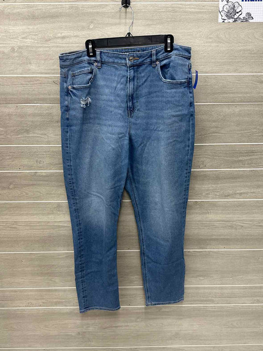 American Eagle Blue Womens Women Size 16 Long Jeans