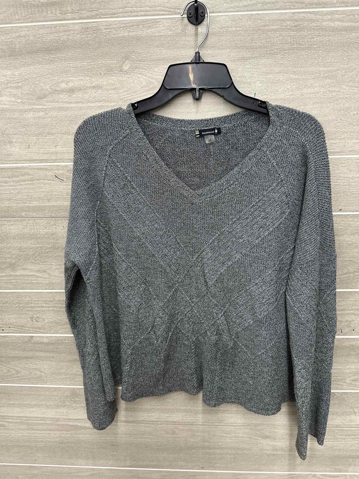 Smart Wool Size M Gray Womens Sweater