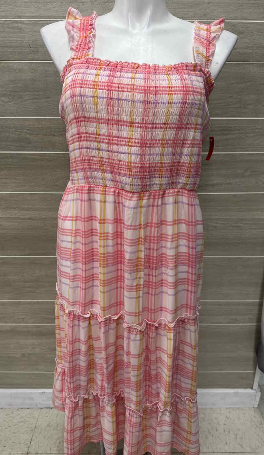 As U Wish Size 3X Pink Plus Dress
