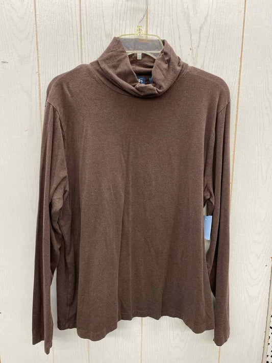 Brown Womens Size 2X Shirt