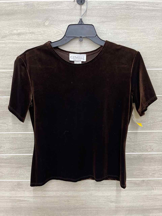 Brown Womens Women Size M Shirt