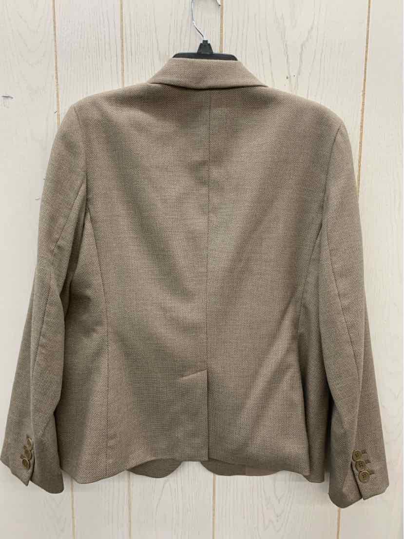 Talbots Tan Womens Size 12P Blazer