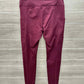PINK Size L Burgundy Womens Leggings