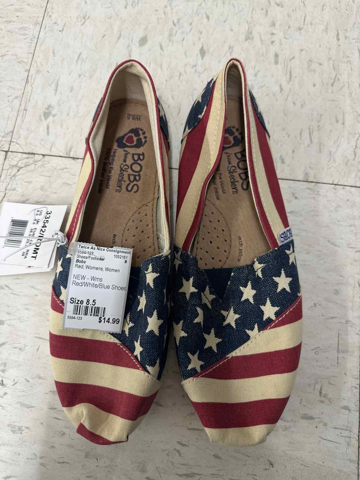 Bobs US Shoe Size 8.5 Red Womens Shoes/Footwear
