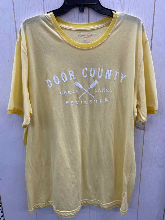 Yellow Womens Size 2X Shirt