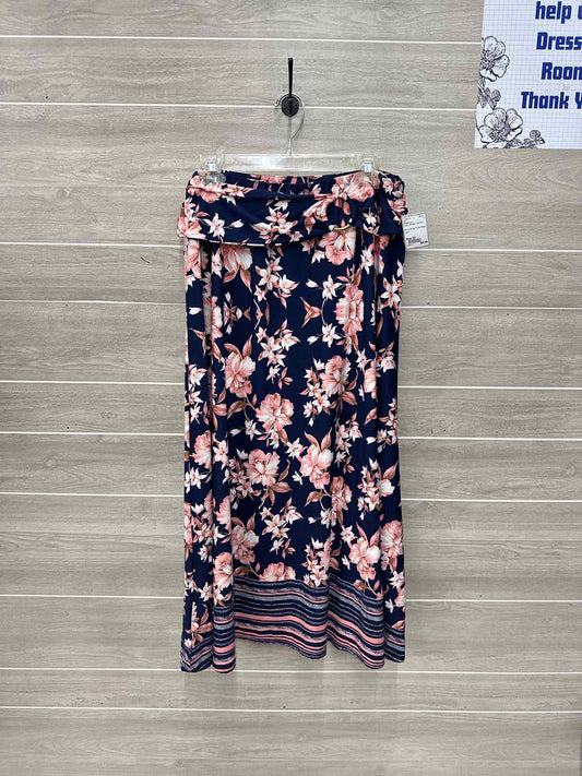 Robert Louis Navy Womens Women Size 2X Skirt