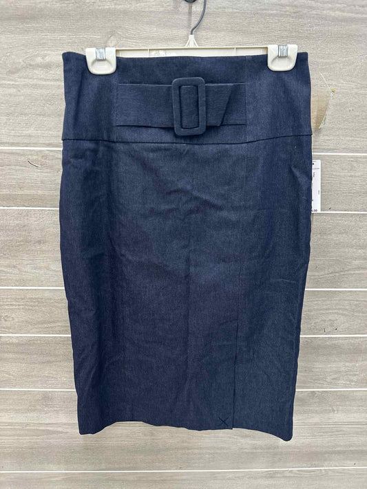 Worthington Blue Womens Women Size 8 Skirt