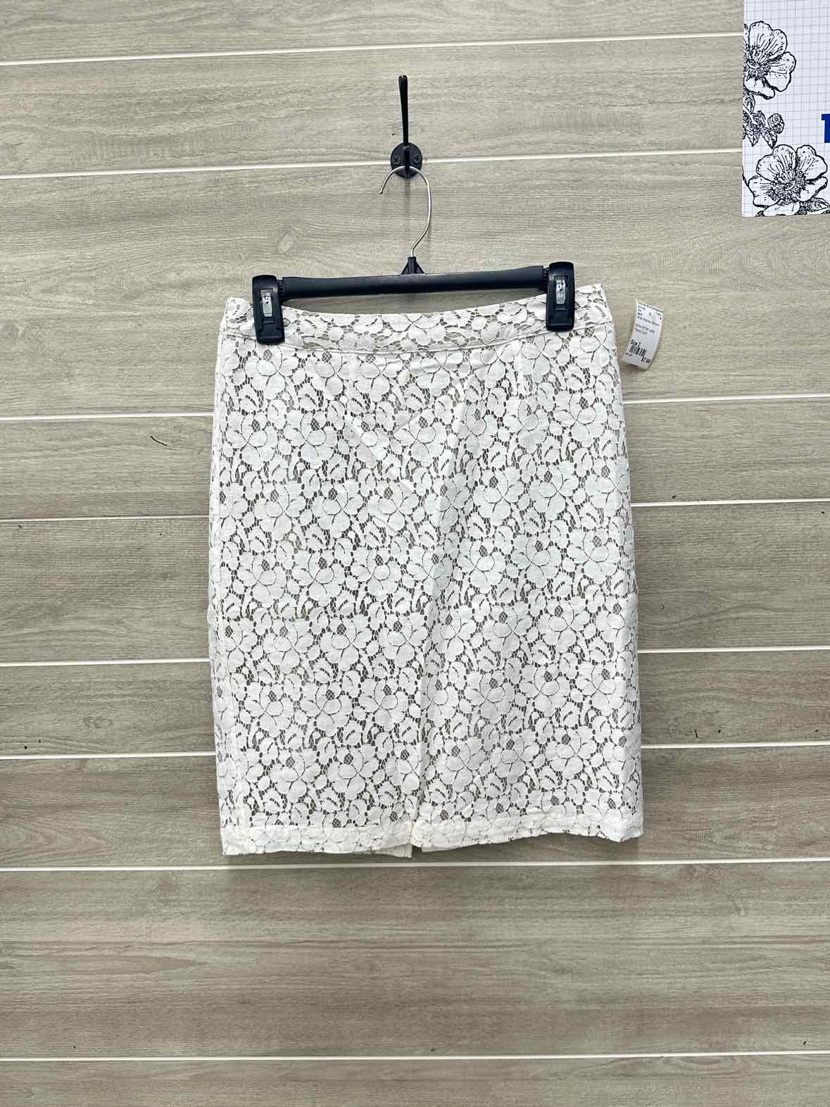 Apt 9 Size 2 White Womens Skirt