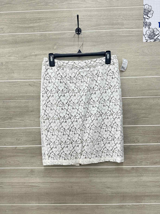 Apt 9 Size 2 White Womens Skirt