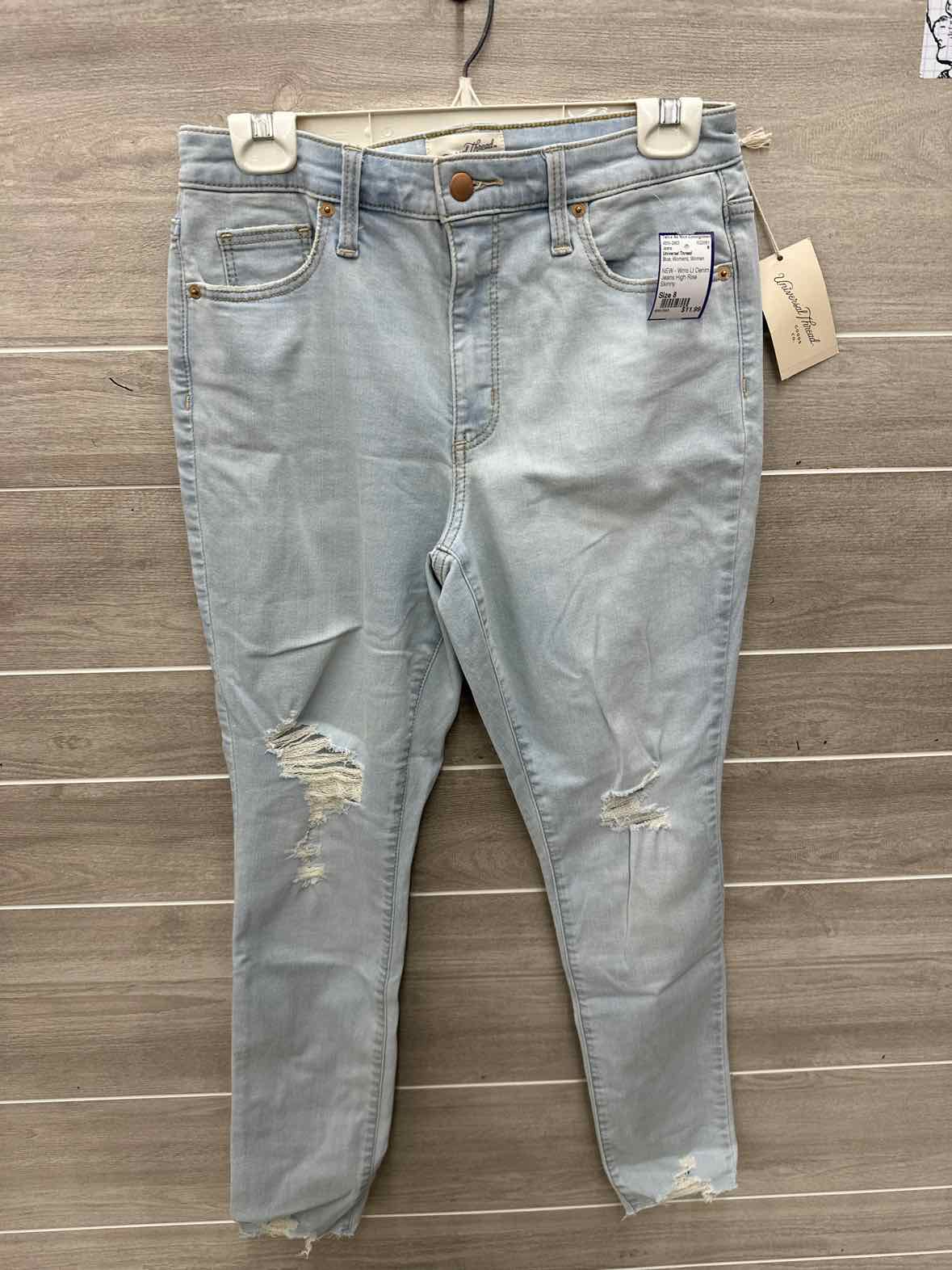 Universal Thread Size 8 Blue Womens Jeans
