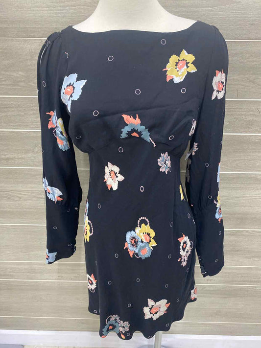 Free People Black Womens Size 4 Dress