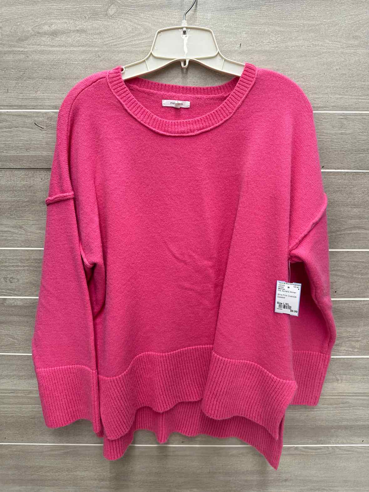 Maurices Size L/XL Pink Womens Sweater
