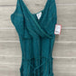 Blue Rain Size M Green Womens Tank Top