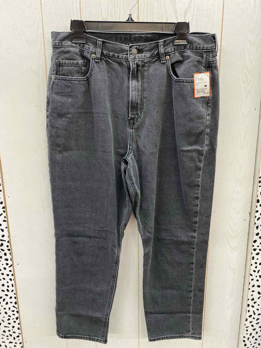 American Eagle Black Womens Size 14 Short Jeans