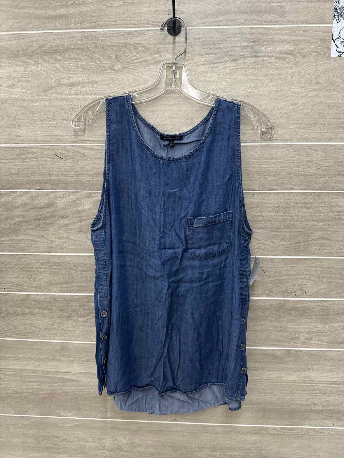 Staccato Blue Womens Women Size L Tank Top