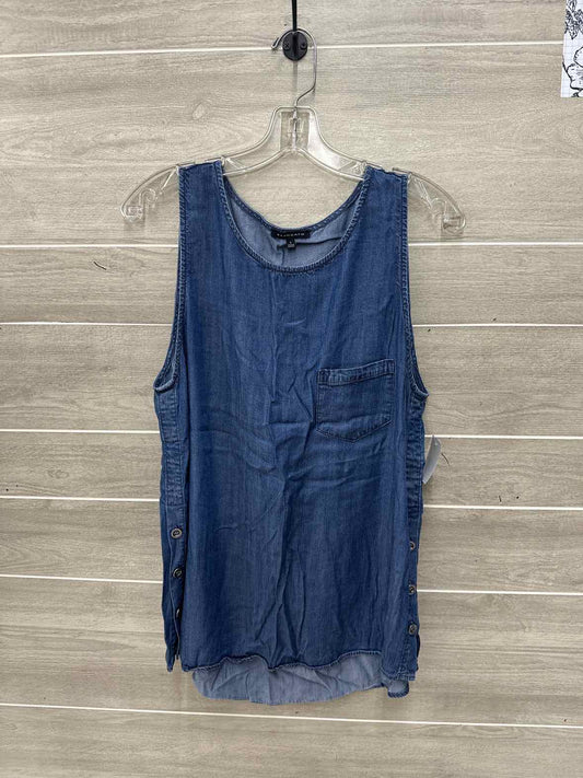 Staccato Blue Womens Women Size L Tank Top