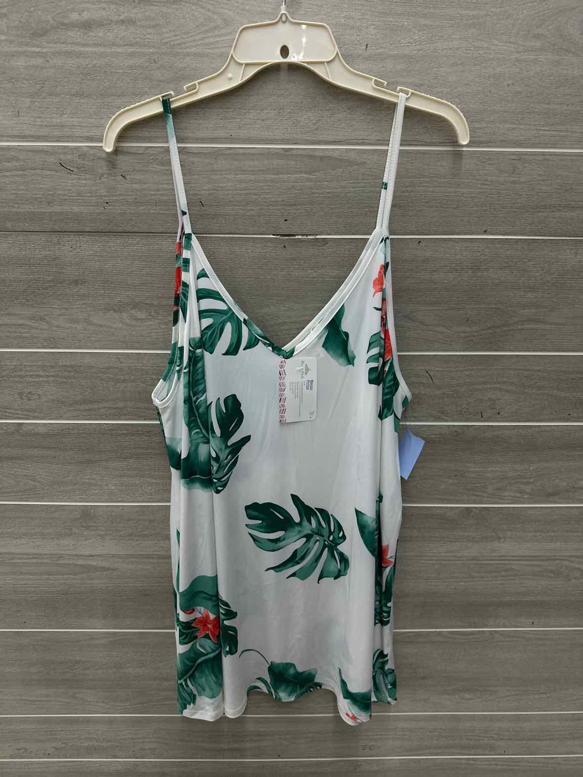 Size 2X White Plus Tank Top
