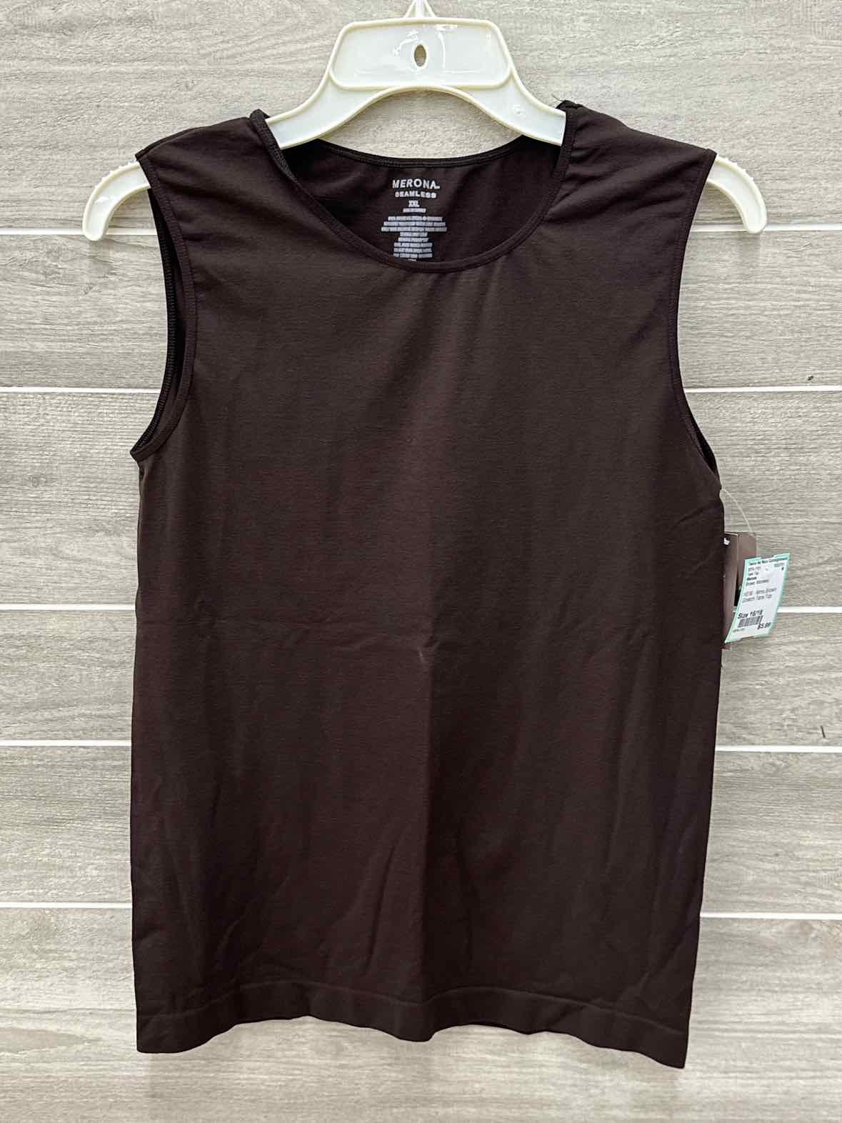 Merona Brown Womens Size 16/18 Tank Top