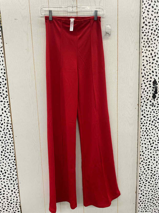 Red Womens Size 6 Pants