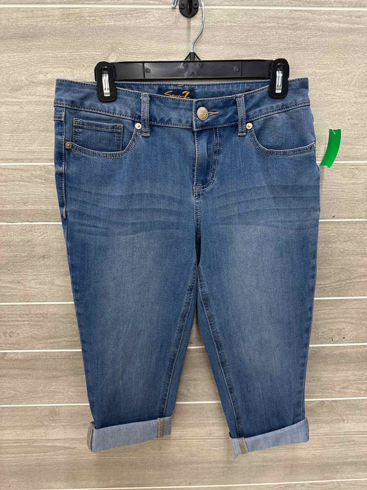 Seven7 Blue Womens Size 8 Jeans