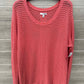 Sonoma Size XL Coral Womens Sweater