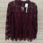 Lane Bryant Purple Womens Women Size 18 Shirt