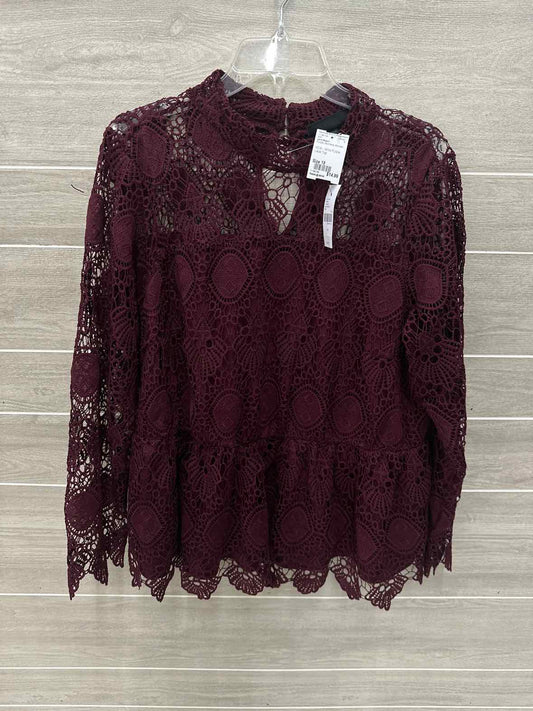 Lane Bryant Purple Womens Women Size 18 Shirt