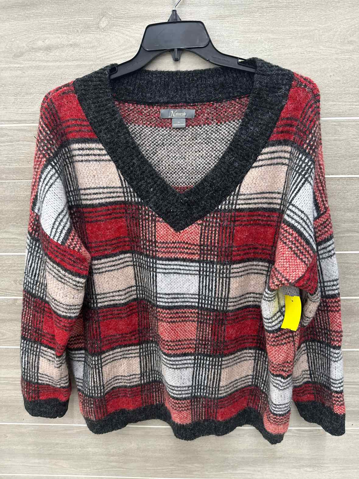 Natural Reflections Size 16/18 Red Womens Sweater