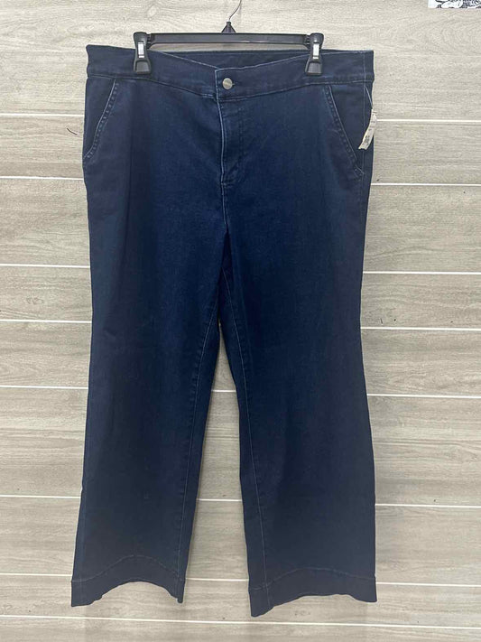 D & Co Blue Womens Women Size 16P Jeans
