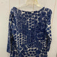 Chico's Blue Womens Size L Shirt