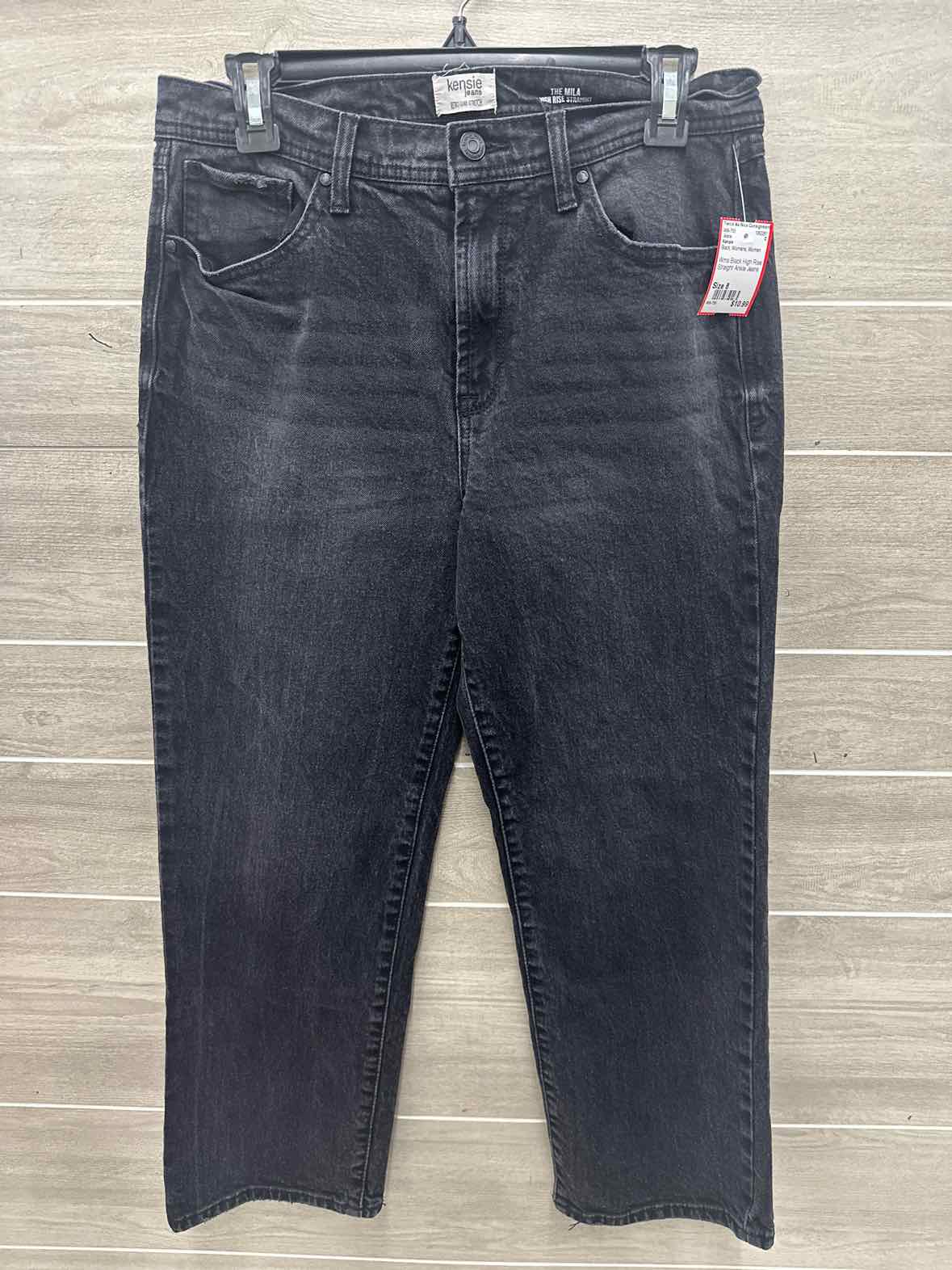 Kensie Size 8 Black Womens Jeans