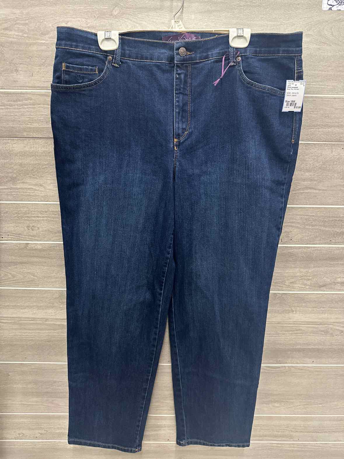 Gloria Vanderbilt Size 18W Blue Plus Jeans