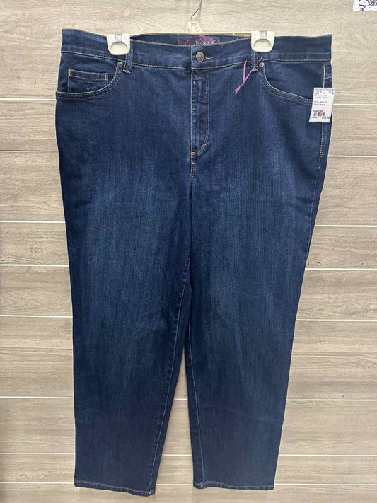 Gloria Vanderbilt Size 18W Blue Plus Jeans