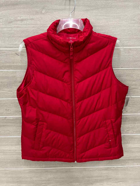 Lands End Red Womens Size 14/16 Vest