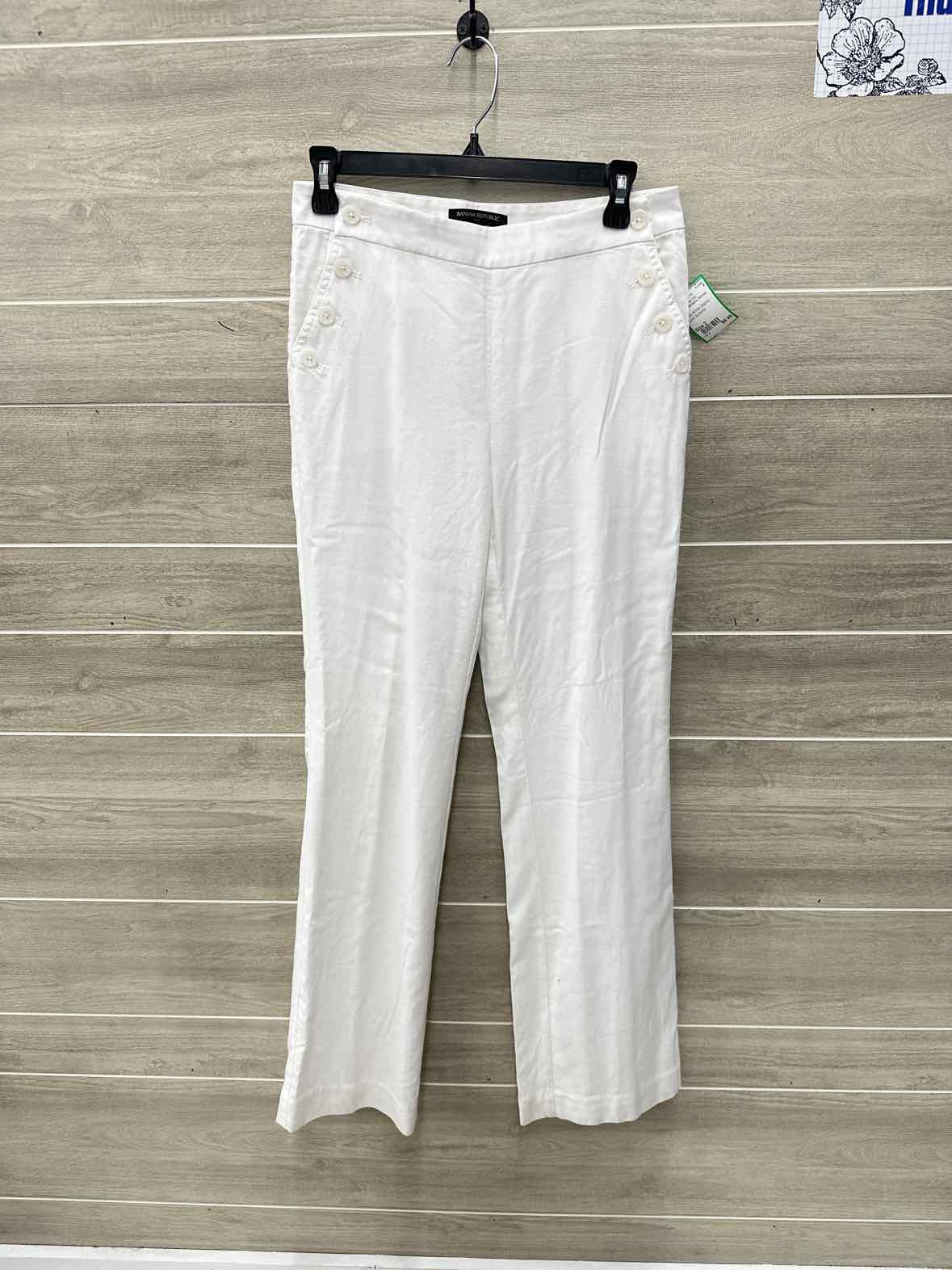 Banana Republic Size 2 White Womens Pants