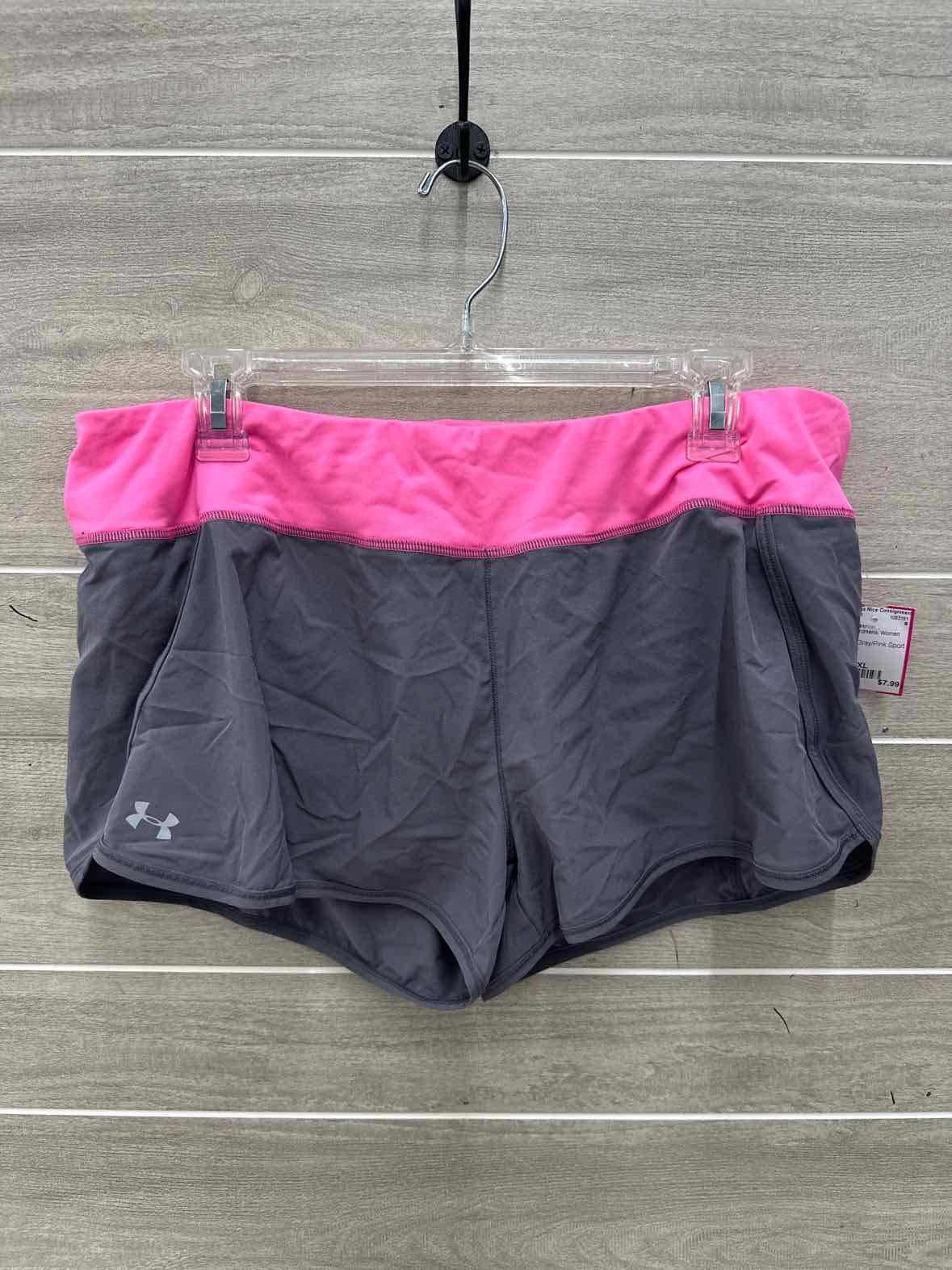 Under Armour Size XL Gray Womens Shorts
