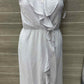 fraiche Size 10/12 White Womens Dress