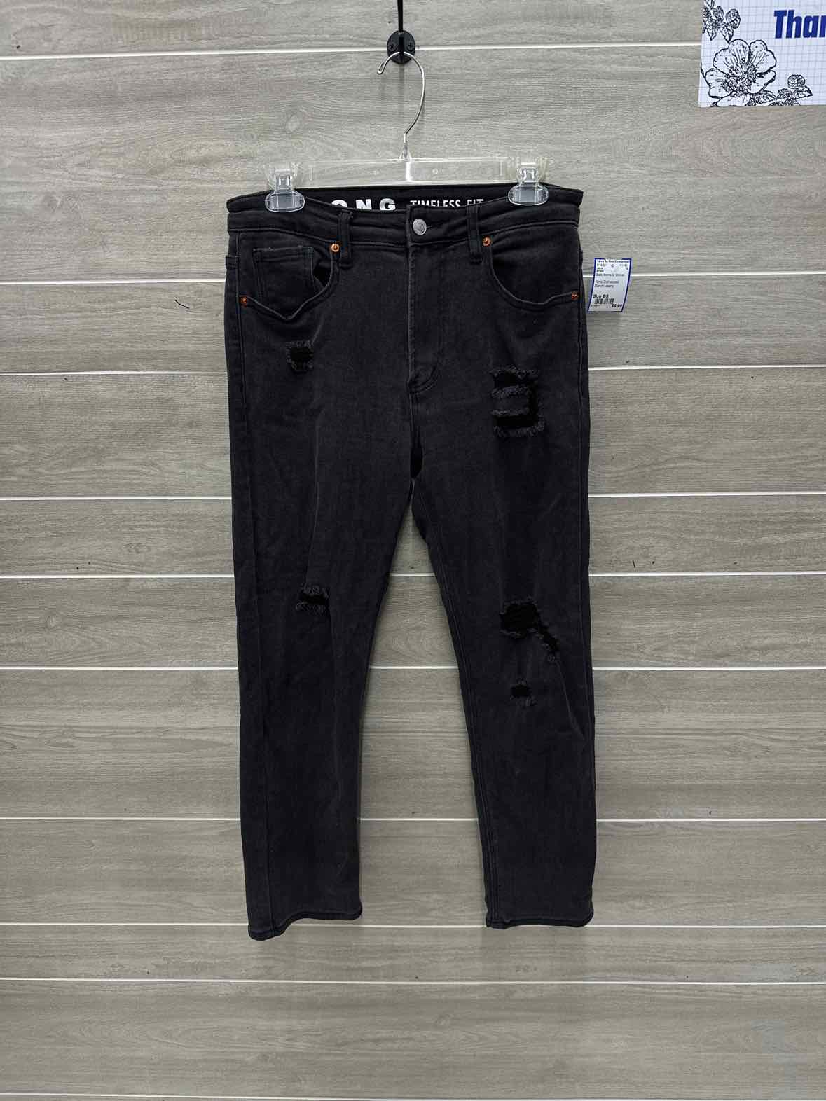 SONG Size 6/8 Black Womens Jeans