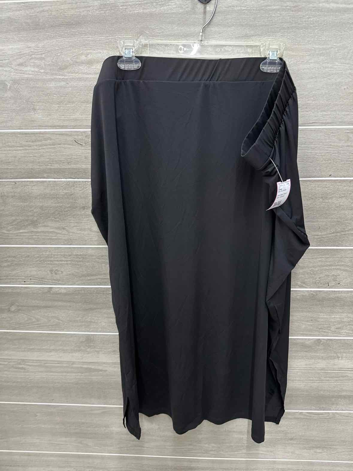 Roamans Size 30/32 Black Plus Skirt