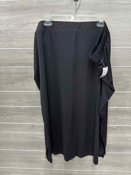 Roamans Size 30/32 Black Plus Skirt
