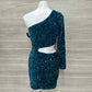 Size 4 Teal Womens Dress